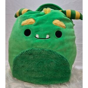 Squishmallow Green Dragan Plush Bag